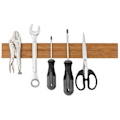 Miniatyrbillede 7 af 7: Kraftig Væg Mount Magnetisk Kniv Strip,Solid Bambus træ Kniv Rack,16 Tommer