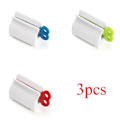 Miniatyrbillede 10 af 11: 3 stykker Tandpasta Dispenser Squeezer Badeværelse Tilbehør Tandpasta Holder Arrangør