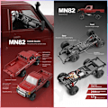Miniatyrbilde 4 av 7: Rc Bil Mn Modell Mn82 Retro Fullskala Simulering Fjernkontroll Modell Bil Leker