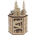 Miniatyrbillede 1 af 7: Roterende Musik Jul Lysende Legetøj LED Lys Træ Jule Advent Kalendere Ornament