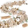 Miniatyrbillede 6 af 7: Efterår Garland Efterår Ahorn Løv Græskar Bær Garland