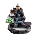 Miniatyrbillede 1 af 5: Backflow Røgelse Brænder Keramik Backflow Røgelse Holder Røgelse Holder Dekor