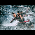 Miniatyrbillede 6 af 7: One Piece Roronoa Zoro Nine knive Flow Anime Figur Model Desktop Ornaments Action Figur Legetøj
