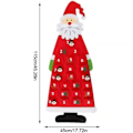 Miniatyrbilde 5 av 6: Advent kalender stoff jul hengende anheng nissen filt pynt diy advent kalendere