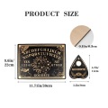 Miniatyrbilde 2 av 4: Tre spådom pendel brett gravert magisk brett Ouija brett