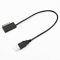 Pikkukuva 1 / 7: PzzPss USB 2.0 Mini Sata II 7+6 13Pin sovitin muunnin kaapeli kannettavalle CD/DVD ROM Slimline asema muunnin HDD Caddy