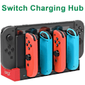 Miniatyrbild 4 av 7: Laddning Dock Hub USB Styrare Laddare Dock Ställ Station Hållare Switch