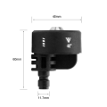 Miniatyrbilde 2 av 9: 6in1 Spray Dyse For Bilvask Maskin Multifunksjon 1/4tommer Quick Connect Plug 3000PSI Høytrykk Bil vasker