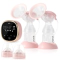 Miniatyrbillede 3 af 7: Dobbelt Elektrisk Bryst Pumper 4 Tilstande & 9 Levels med 4 Størrelse Flanger & 10stk Modermælk Opbevaring poser