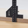 Miniatyrbillede 7 af 8: Multi Træbearbejdning Sliding Gauge Aluminium Legering Scribe Lineal Dybde Gauge T-Square Scribing Måle Værktøjer