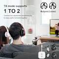 Miniatyrbillede 4 af 8: 2 In 1 Dual Stream Bluetooth 5.3 Audio Sender Receiver