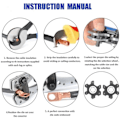 Miniatyrbilde 5 av 7: Kabel Lug Crimping Tool for Heavy Duty Wire Logger