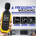 Miniatyrbilde 3 av 6: Støy Måling Instrument Lyd Nivå Meter Digital Håndholdt DB Meter