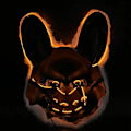 Miniatyrbillede 5 af 11: Horror Bloody Kanin Bear Maske Halloween LED Lysende Dyr Simulering Pels Maske Cosplay