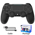 Pikkukuva 1 / 6: Bluetooth-yhteensopiva Peli ohjain PS4/Slim/Pro Langattomalle Peliohjain PC Kaksois Värinä Joystick IOS/Androidille