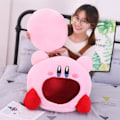 Miniatyrbillede 2 af 7: Pink elver lur pude kæledyr rede Kawaii udstoppet legetøj