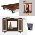 Miniatyrbilde 8 av 9: 4 STK Hjul Hjul 2 tommers Heavy Duty Swivel Mykt Gummi Ruller med brems