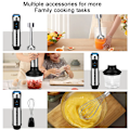 Miniatyrbild 3 av 6: 1500W 4 i 1 Elektrisk Stick Hand Kommersiell Blender Mat Processor Ägg Visp Blandare Juicer Kött Kvarn