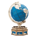 Miniatyrbillede 1 af 6: Robotime 3D Globe Træ Puslespil 567 stk Oversized DIY Rotable Spil Samling Legetøj
