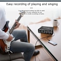 Miniatyrbild 5 av 6: Ljud Gränssnitt Ljudkort 24-bitars/192kHz Annons omvandlare, Elgitarr Liveinspelning Profession Eller Studio sång, Podcast