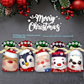 Miniatyrbilde 2 av 10: 50 stykker jule godteri pose nisse gave pose jule pynt