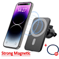 Miniatyrbillede 2 af 6: Magnetisk Bil Trådløs Oplader Til iPhone