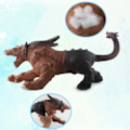 Miniatyrbillede 5 af 5: Stor Jurassic Simulering Blød Gummi Lydende Dinosaur Variant Magic Dragon Treangle Dragon