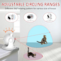 Miniatyrbild 3 av 7: Automatisk Laser Katt Leksaker Interaktiv Smart Robot Valp Hund Kattunge Elektrisk Teaser leksak