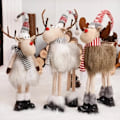 Miniatyrbilde 2 av 6: Jul Stor Stående Elg Dukke Navidad Figurin Ornamenter Med Lys Reinsdyr