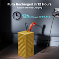 Miniatyrbillede 5 af 6: 60000mAh Power Bank 22.5W PD QC 3.0 Oplader Powerbank Large Batteri Kapacitet Power Station Hurtig Opladning Til iPhone Xiaomi