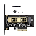 Miniatyrbillede 1 af 4: NVME Pro Adapter M.2 NVME Pro SSD to PCIe 4.0 Adapter Card Pcie Video Cards Til PC Lyd Card