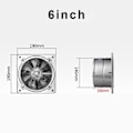 Miniatyrbillede 2 af 7: Rustfrit stål Køkken Ventilator Udstødning Røg Husholdning Udstødning Blæser