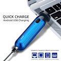 Miniatyrbillede 5 af 5: Mini Elektrisk Barber Barber Elektrisk Barberkniv Langtidsholdbar Batteri Bærbar USB Genopladelig