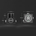 Miniatyrbild 4 av 7: Innovativ mini pedal tuner för kromatisk gitarr bas tuning HD LED Display Justerbar A4 omfång värde