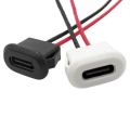 Miniatyrbild 9 av 9: USB Typ C Anslutning Jack Kvinna Typ-C Med kort spänne 3A Hög Ström Snabb Laddning Jack Port USB-C Laddare Plug Socket