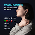 Miniatyrbild 3 av 7: Bluetooth Trådlösa Hörlurar Hybrid 40dB Noise Canceling TWS Hörsnäckor