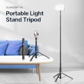 Miniatyrbillede 2 af 7: MT-54 Metal Bærbar Lys Stativ med Telefon holder Mount Stativ Monopod til Led Video Light
