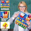 Miniatyrbillede 3 af 6: 11,8*11.3 In Kid Montessori Blyant Shape Legetøj Fit Finger Tal Matematik Legetøj Børn Tælle Tidlig Læring for Småbørn