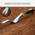 Miniatyrbilde 5 av 5: Magnesium Aluminium Gress Graving Grønnsaker Løs Jord Rooting Enhetsluking Verktøy Spade Gummi