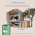 Pikkukuva 5 / 8: 2 In 1 WiFi Smart Plug Dual Outlet EU Smart Socket Remote Voice Control Support Alexa Google Home