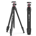 Miniatyrbild 1 av 7: Resor Stativ Aluminium Legering Metal Utomhus Smartphone DSLR Kamera Stativ Enfot