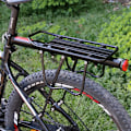 Miniatyrbillede 6 af 9: Cykel bagage bærer last bag stativ hylde cykeltaske stativ holder