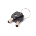 Miniatyrbillede 2 af 6: 1 Set Mini Cam Lås Med nøgler Til Værktøj Kasse Zink Alu Skuffe Kam Låse