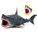 Miniatyrbillede 2 af 6: Marine Sea Life Megalodon Action Figur Klassisk Ocean Dyr Big Shark Fish Model