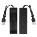 Miniatyrbillede 3 af 4: Universal USB Smart Enkelt Slot Oplader 18650 Lithium Oplader til Lommelygte Legetøj 18650 14500 26650 3,7V-4,2V Belysning Power Bank