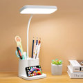 Miniatyrbild 2 av 6: USB Lärande Sovsal Sovrum Sängbord Läs Natt Ljus LED Skrivbord Lampa Ögonskydd Skrivbord Högskola Student Nattlampor