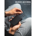 Miniatyrbillede 2 af 7: Credit Card Holder  RFID Blocking Bifold Wallet Men's Wallet with Coin Compartment and Banknote Compartment