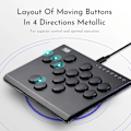 Miniatyrbild 3 av 8: Metal Joystick Hitbox Controller Arcade Fighting Stick For PC/Ps3/ Ps4 / Switch/Steam