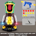 Miniatyrbilde 3 av 9: Funny Air Powered Safety Soft Bullet Gun Hit Me Hungry Shooting Duck Electronic Game Target Bullet Leker