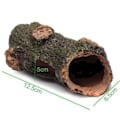 Miniatyrbilde 2 av 5: Akvarium Ornament Hut Hull Tømmerstokk Tre Tunnel Hutte Fisk Tank Dekorasjon